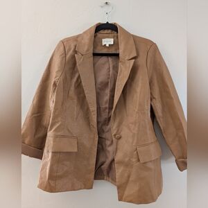 Bohme Size Small Cotton Blend Blazer